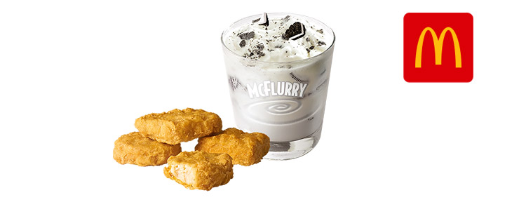 麥當勞冰炫風(OREO)+四塊麥克鷄塊好禮即享券