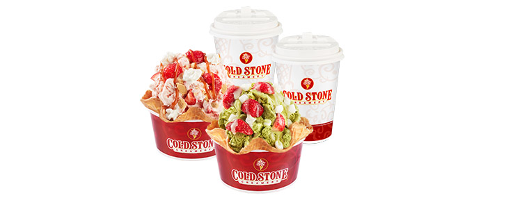 COLD STONE 大杯經典冰淇淋(含原味脆餅)+60元飲料雙人套餐